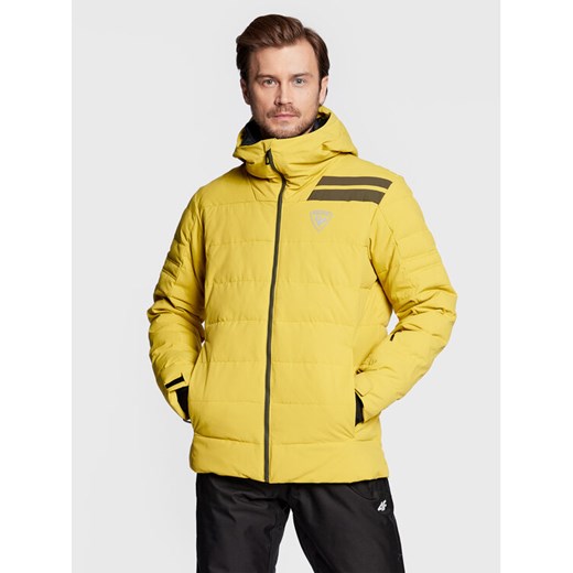 Rossignol Kurtka narciarska Rapide RLKMJ14 Żółty Regular Fit ze sklepu MODIVO w kategorii Kurtki męskie - zdjęcie 182694639