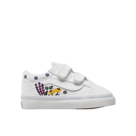 Vans Tenisówki Old Skool V VN000CRWAHP1 Biały ze sklepu MODIVO w kategorii Trampki dziecięce - zdjęcie 182694688