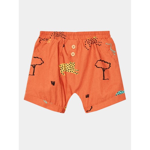 United Colors Of Benetton Szorty materiałowe 484WA900E Pomarańczowy Regular Fit ze sklepu MODIVO w kategorii Spodenki niemowlęce - zdjęcie 182694716