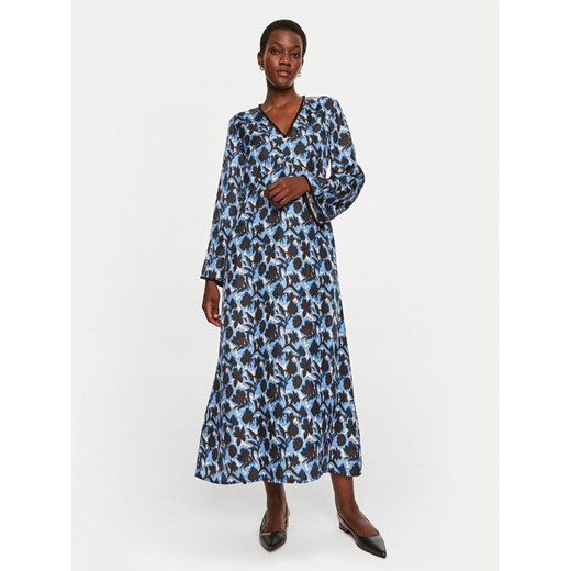 Munthe Sukienka koszulowa Malaysia 243132324336 Niebieski Loose Fit ze sklepu MODIVO w kategorii Sukienki - zdjęcie 182694726