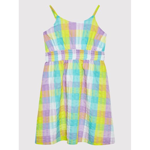 United Colors Of Benetton Sukienka letnia 41CFCV00G Kolorowy Regular Fit ze sklepu MODIVO w kategorii Sukienki dziewczęce - zdjęcie 182694769