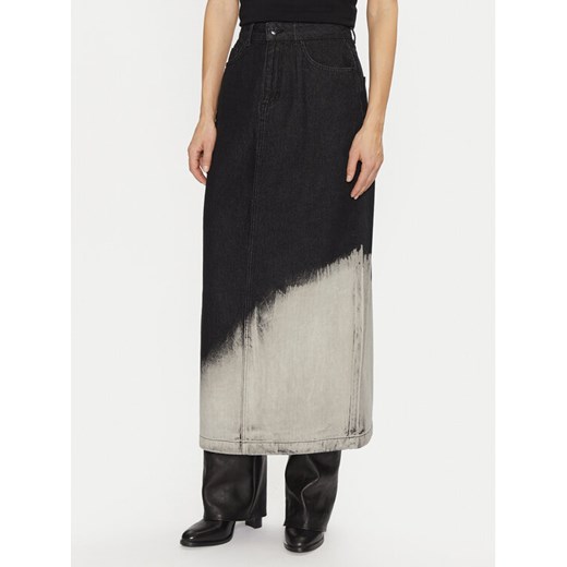 Vero Moda Spódnica jeansowa Candice 10330206 Czarny Regular Fit ze sklepu MODIVO w kategorii Spódnice - zdjęcie 182694836