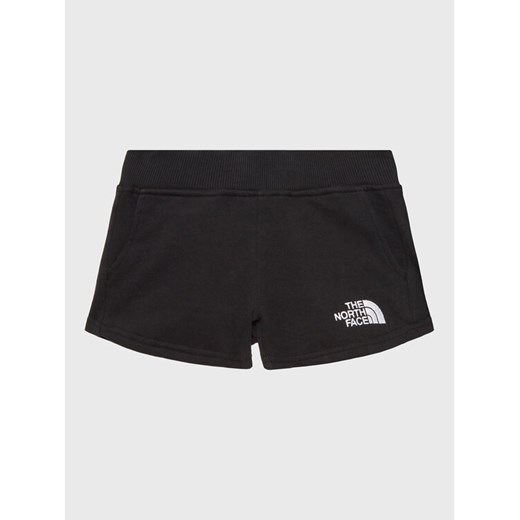 The North Face Szorty sportowe NF0A82EK Czarny Regular Fit ze sklepu MODIVO w kategorii Spodenki dziewczęce - zdjęcie 182694895