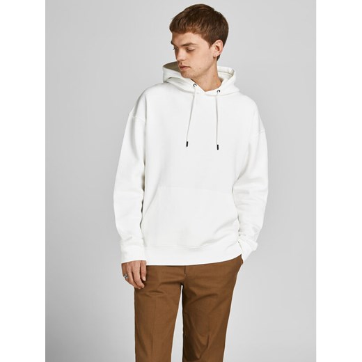 Jack&Jones Bluza Star 12208157 Biały Relaxed Fit ze sklepu MODIVO w kategorii Bluzy męskie - zdjęcie 182694906