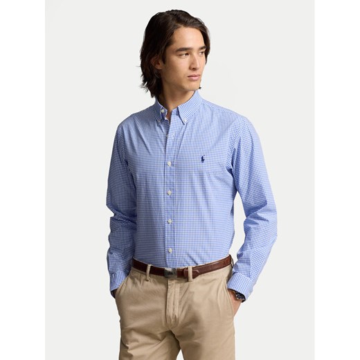 Polo Ralph Lauren Koszula 710928254004 Niebieski Slim Fit ze sklepu MODIVO w kategorii Koszule męskie - zdjęcie 182694996
