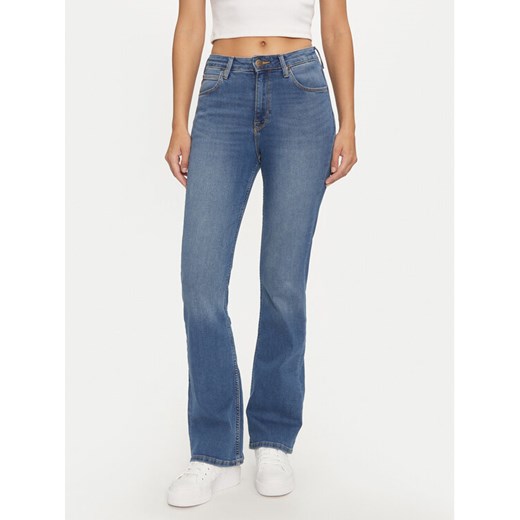 Lee Jeansy Breese 112107297 Niebieski Bootcut Fit ze sklepu MODIVO w kategorii Jeansy damskie - zdjęcie 182695015