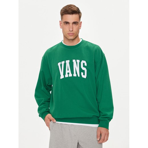 Vans Bluza Original Varsity VN000HP7 Zielony Loose Fit ze sklepu MODIVO w kategorii Bluzy męskie - zdjęcie 182695018