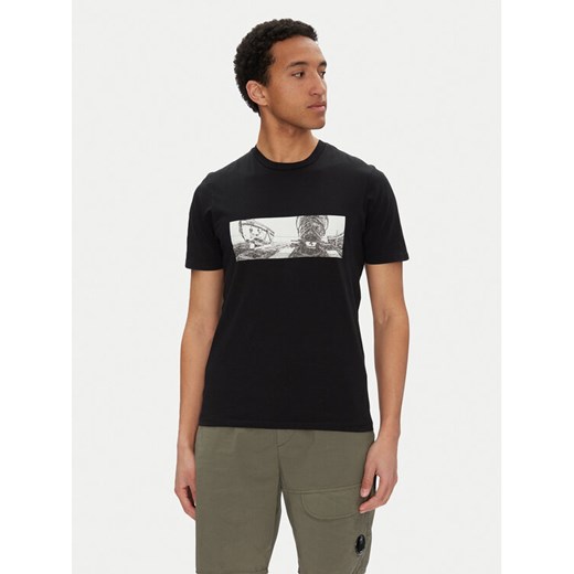 C.P. Company T-Shirt 18CMTS319A005431G Czarny Regular Fit ze sklepu MODIVO w kategorii T-shirty męskie - zdjęcie 182695059