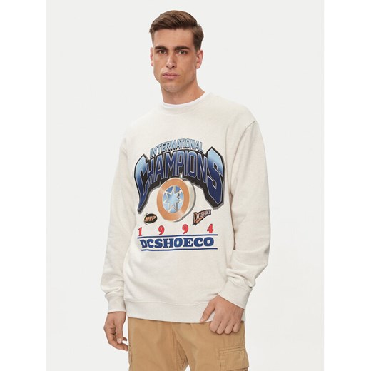 DC Bluza Mvp Crew ADYSF03121 Écru Relaxed Fit ze sklepu MODIVO w kategorii Bluzy męskie - zdjęcie 182695096