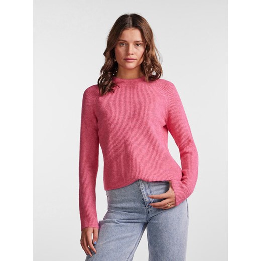 Pieces Sweter 17098262 Różowy Regular Fit ze sklepu MODIVO w kategorii Swetry damskie - zdjęcie 182695097