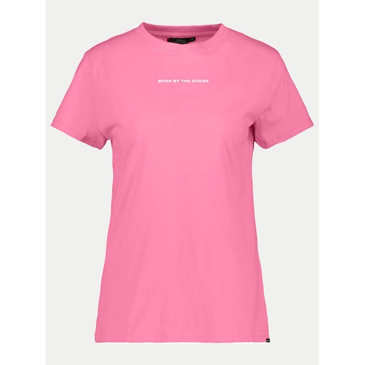 Didriksons T-Shirt Ingarö 505542 Różowy Regular Fit ze sklepu MODIVO w kategorii Bluzki damskie - zdjęcie 182695269