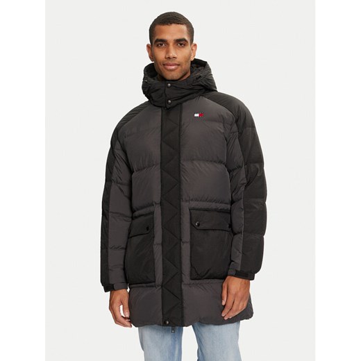 Tommy Jeans Kurtka puchowa DM0DM19999 Czarny Regular Fit ze sklepu MODIVO w kategorii Kurtki męskie - zdjęcie 182695407