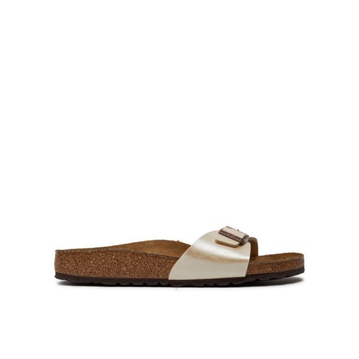 Birkenstock Klapki Madrid 0940153 Beżowy ze sklepu MODIVO w kategorii Klapki damskie - zdjęcie 182695409
