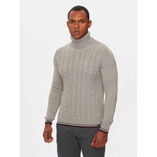 Colmar Golf 4401 6YR Beżowy Regular Fit ze sklepu MODIVO w kategorii Swetry męskie - zdjęcie 182695417