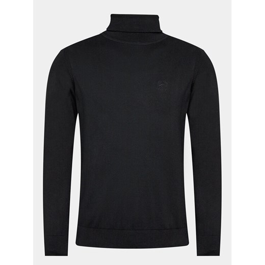 INDICODE Golf Van Paul 35-699 Czarny Regular Fit ze sklepu MODIVO w kategorii Swetry męskie - zdjęcie 182695428