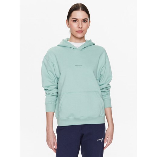 New Balance Bluza Athletics Nature WT23554 Zielony Oversize ze sklepu MODIVO w kategorii Bluzy damskie - zdjęcie 182695445