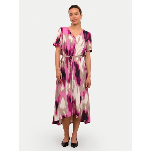 Kaffe Sukienka koszulowa Beathe 10508894 Różowy Regular Fit ze sklepu MODIVO w kategorii Sukienki - zdjęcie 182695455