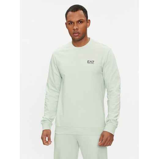 EA7 Emporio Armani Bluza 8NPM52 PJ05Z 1133 Zielony Regular Fit ze sklepu MODIVO w kategorii Bluzy męskie - zdjęcie 182695508