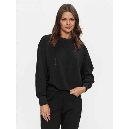 Armani Exchange Bluza 6DYM83 YJEZZ 1200 Czarny Loose Fit ze sklepu MODIVO w kategorii Bluzy damskie - zdjęcie 182695545