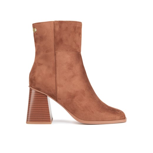 Nine West Botki WFA3361-1 Brązowy ze sklepu MODIVO w kategorii Botki - zdjęcie 182695557
