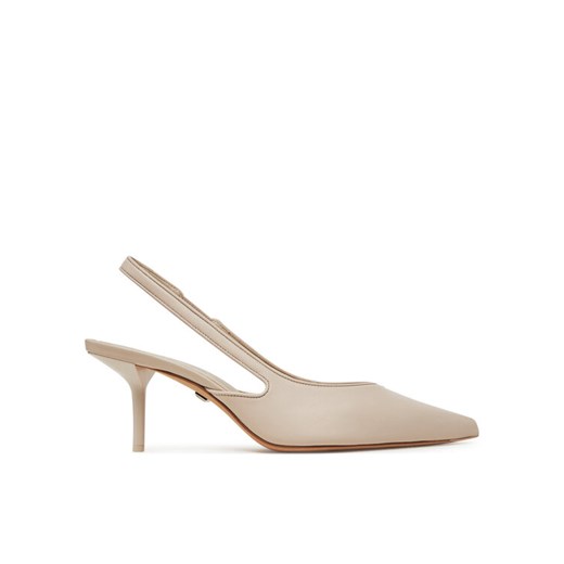 Max Mara Sandały 2514521052600 Szary ze sklepu MODIVO w kategorii Czółenka - zdjęcie 182695617