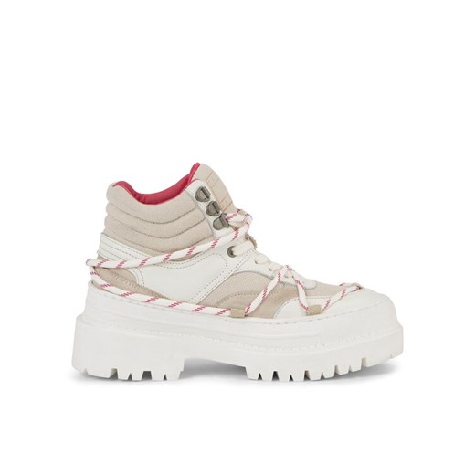Tommy Jeans Trapery Tjw Hybrid Boot EN0EN02338 Biały ze sklepu MODIVO w kategorii Workery damskie - zdjęcie 182695618
