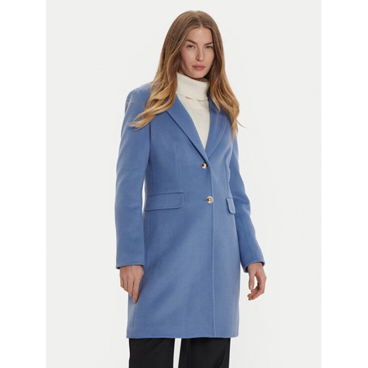 Maryley Płaszcz przejściowy 24IB808/14SW Niebieski Regular Fit ze sklepu MODIVO w kategorii Płaszcze damskie - zdjęcie 182695626