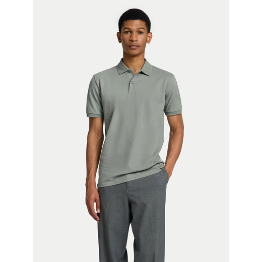 Selected Homme Polo 16095851 Zielony Slim Fit ze sklepu MODIVO w kategorii T-shirty męskie - zdjęcie 182695686