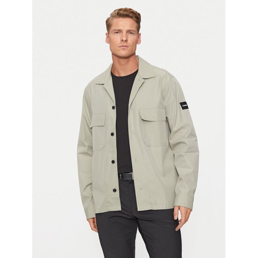 Calvin Klein Koszula K10K109920 Beżowy Regular Fit Calvin Klein M MODIVO