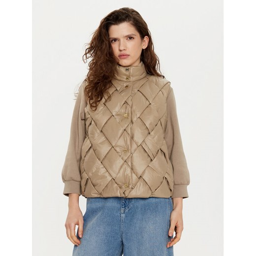 JOOP! Bezrękawnik V58Vroni 10018874 30044773 Beżowy Regular Fit ze sklepu MODIVO w kategorii Kamizelki damskie - zdjęcie 182695696