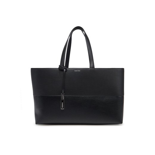 Calvin Klein Torebka Ck Mixmedia Medium Shopper K60K613011 Czarny ze sklepu MODIVO w kategorii Torby Shopper bag - zdjęcie 182695738