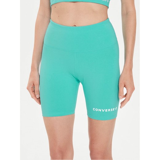 Converse Szorty sportowe W Wordmark Bike Short 10024539-A12 Niebieski Skinny Fit ze sklepu MODIVO w kategorii Szorty - zdjęcie 182695798
