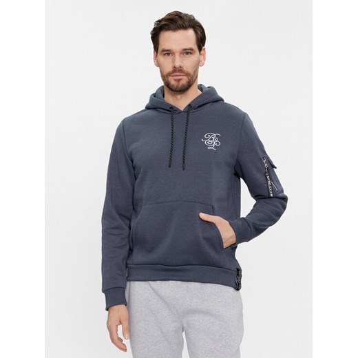 Brave Soul Bluza MSS-614AITCH Granatowy Regular Fit ze sklepu MODIVO w kategorii Bluzy męskie - zdjęcie 182695805