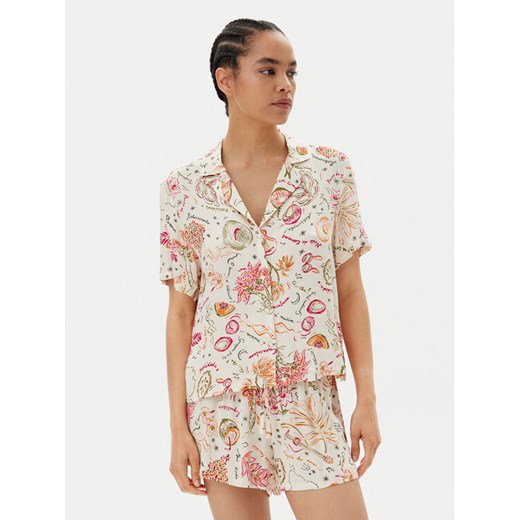 Hunkemöller Koszulka piżamowa 302113 Kolorowy Regular Fit ze sklepu MODIVO w kategorii Piżamy damskie - zdjęcie 182695849