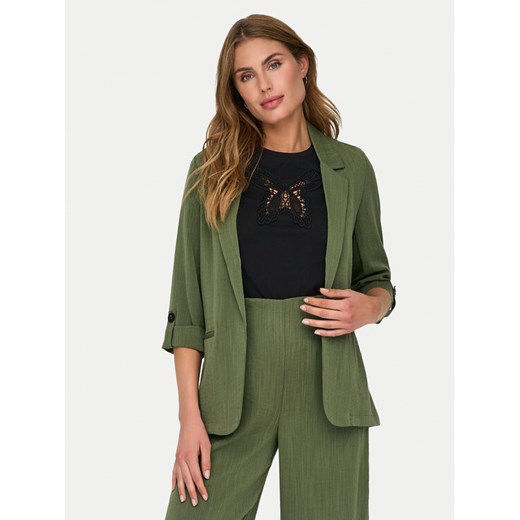 ONLY Marynarka Marsa 15308084 Zielony Loose Fit ze sklepu MODIVO w kategorii Marynarki damskie - zdjęcie 182695898