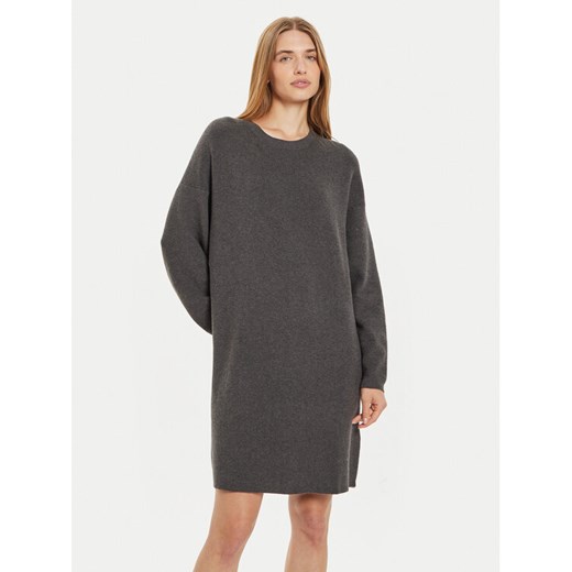 Marc O'Polo Sukienka dzianinowa 408 6006 67107 Szary Oversize ze sklepu MODIVO w kategorii Sukienki - zdjęcie 182695947