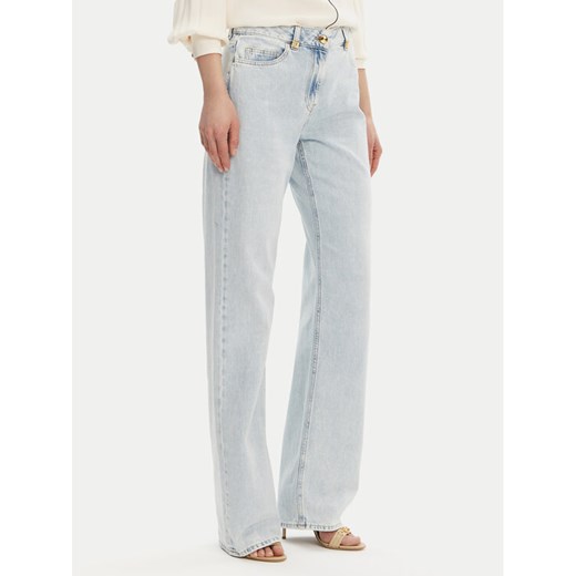 Elisabetta Franchi Jeansy PJ-94I-51E2-192 Niebieski Regular Fit ze sklepu MODIVO w kategorii Jeansy damskie - zdjęcie 182695949