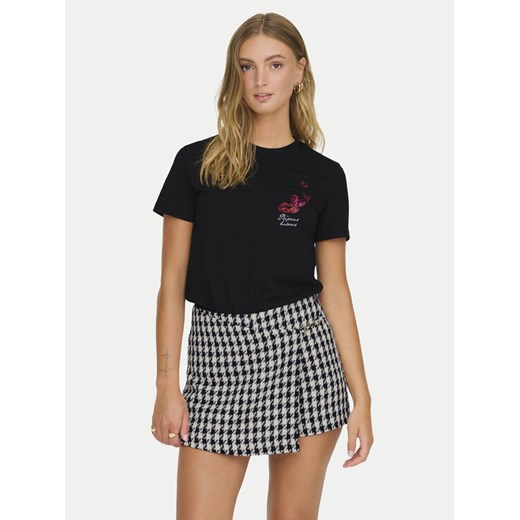 ONLY T-Shirt Kita 15332698 Czarny Regular Fit ze sklepu MODIVO w kategorii Bluzki damskie - zdjęcie 182695956