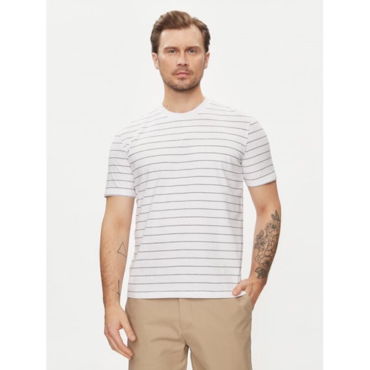 Sisley T-Shirt 3QPBS103C Biały Regular Fit ze sklepu MODIVO w kategorii T-shirty męskie - zdjęcie 182695959