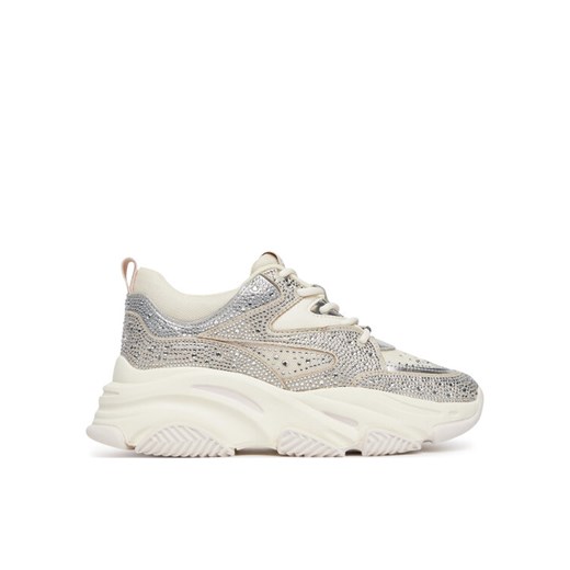 Steve Madden Sneakersy Privy SM19000082 Srebrny ze sklepu MODIVO w kategorii Buty sportowe damskie - zdjęcie 182695966