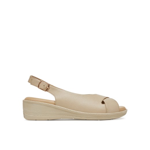 Go Soft Sandały WI23-ESTER-01 Beżowy ze sklepu MODIVO w kategorii Sandały damskie - zdjęcie 182696019