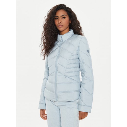 Guess Kurtka przejściowa Juliane W4YL39 WGAE2 Niebieski Regular Fit ze sklepu MODIVO w kategorii Kurtki damskie - zdjęcie 182696046