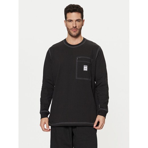 adidas Longsleeve Wabash JP4479 Czarny Loose Fit ze sklepu MODIVO w kategorii T-shirty męskie - zdjęcie 182696066