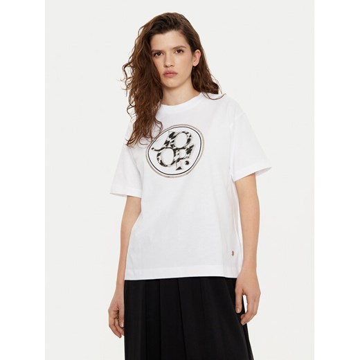 JOOP! T-Shirt 30034669 Biały Regular Fit ze sklepu MODIVO w kategorii Bluzki damskie - zdjęcie 182696087