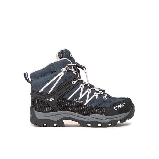 CMP Trekkingi Rigel Mid Trekking Wp 3Q12944 Granatowy ze sklepu MODIVO w kategorii Buty trekkingowe dziecięce - zdjęcie 182696128