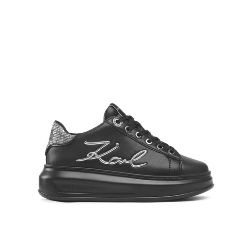 KARL LAGERFELD Sneakersy KL62510A Czarny ze sklepu MODIVO w kategorii Buty sportowe damskie - zdjęcie 182696155