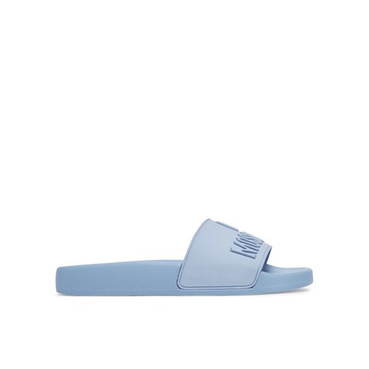 LOVE MOSCHINO Klapki JA28052G1MI15712 Niebieski ze sklepu MODIVO w kategorii Klapki damskie - zdjęcie 182696167