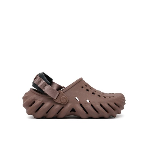 Crocs Klapki Echo Clog 207937 Brązowy ze sklepu MODIVO w kategorii Klapki męskie - zdjęcie 182696186