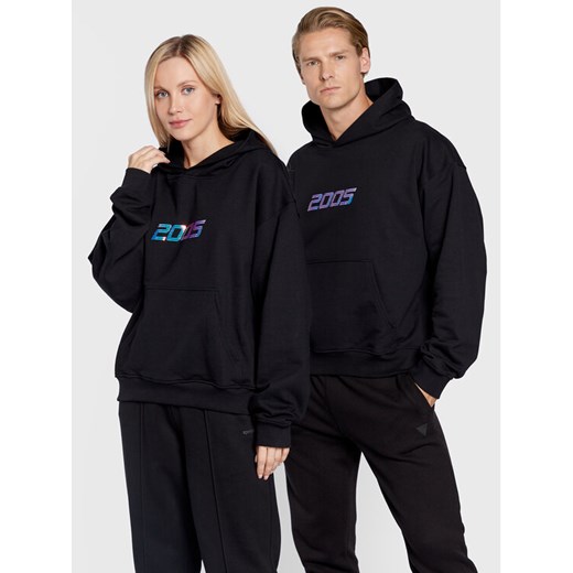 2005 Bluza Unisex Holo Czarny Relaxed Fit ze sklepu MODIVO w kategorii Bluzy męskie - zdjęcie 182696249