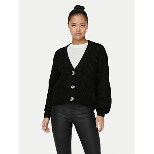 JDY Kardigan Justy 15200418 Czarny Regular Fit ze sklepu MODIVO w kategorii Swetry damskie - zdjęcie 182696257